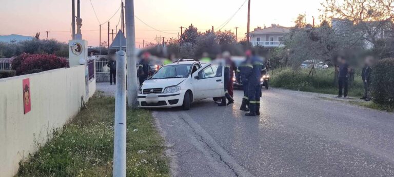 Αγρίνιο: Τροχαίο με εκτροπή οχήματος στην Περιμετρική