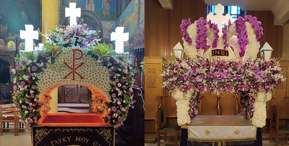 Αμφιλοχία: Στολισμένοι οι Επιτάφιοι – Η ολονύκτια προετοιμασία τους (φωτο) – Karvasaras
