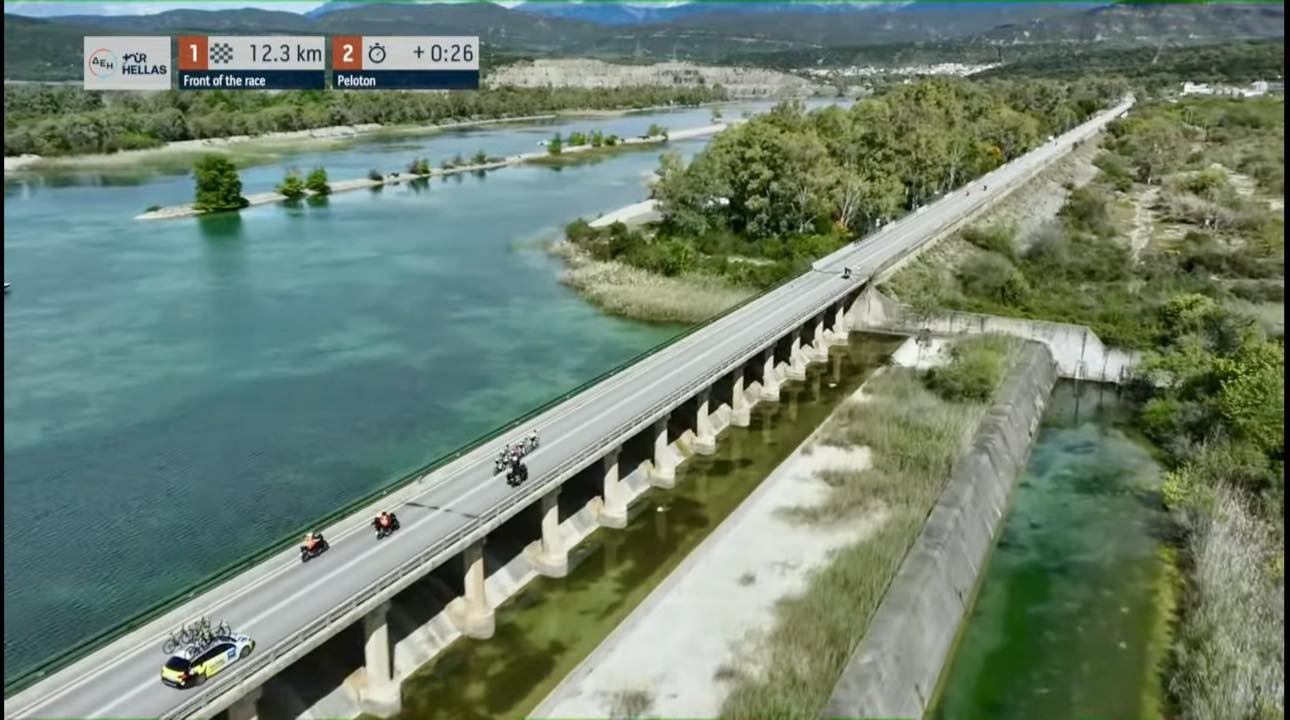 ΔΕΗ Tour of Hellas 2025: Όμορφες εικόνες από το Αγρίνιο «ταξίδεψαν» παντού, κατά τη μετάδοση του 1ου ΕΤΑΠ
