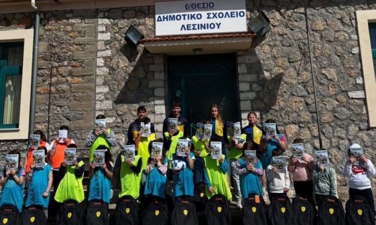 Επισκέφθηκε το Δημοτικό Σχολείο Λεσινίου ο Παναιτωλικός