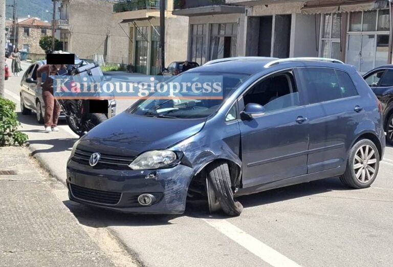 Σοβαρό τροχαίο με καραμπόλα 3 οχημάτων (φωτο)