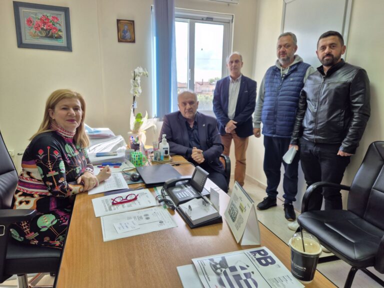 Συνάντηση Κ. Λύρου με την διοικήτρια του νοσοκομείου Μεσολογγίου
