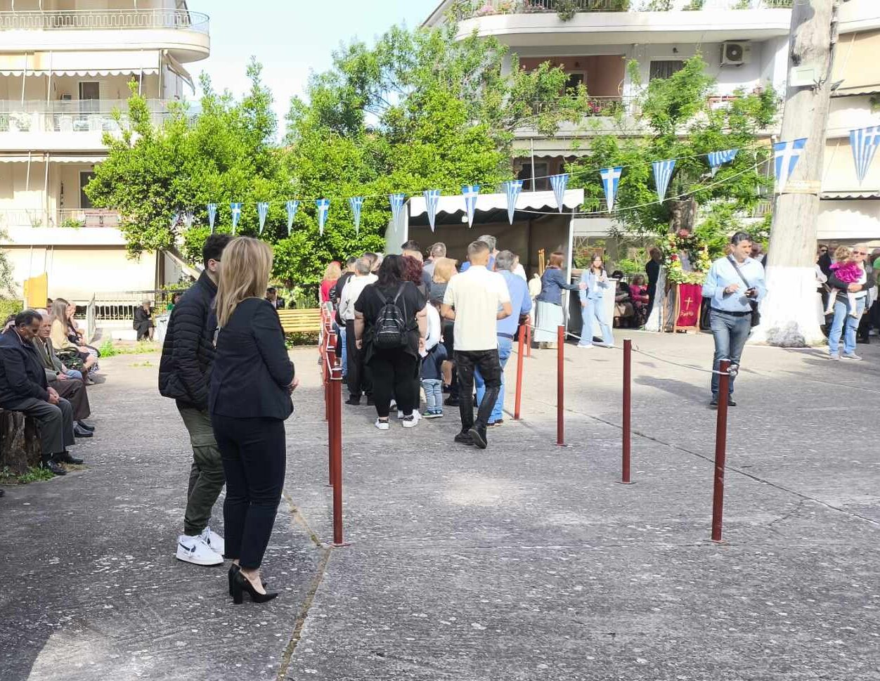 Αγρίνιο: Σε κλίμα κατάνυξης η πανηγυρική Θεία Λειτουργία στον παλαιό ναό του Αγίου Χριστοφόρου