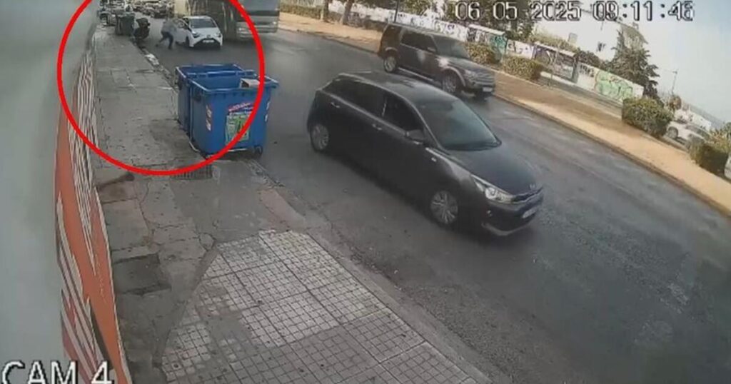 Βίντεο ντοκουμέντο από τη στιγμή που ο 24χρονος καταφέρνει να ξεφύγει