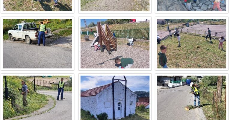 Δράσεις ευπρεπισμού στο Αρχοντοχώρι Ξηρομέρου.
