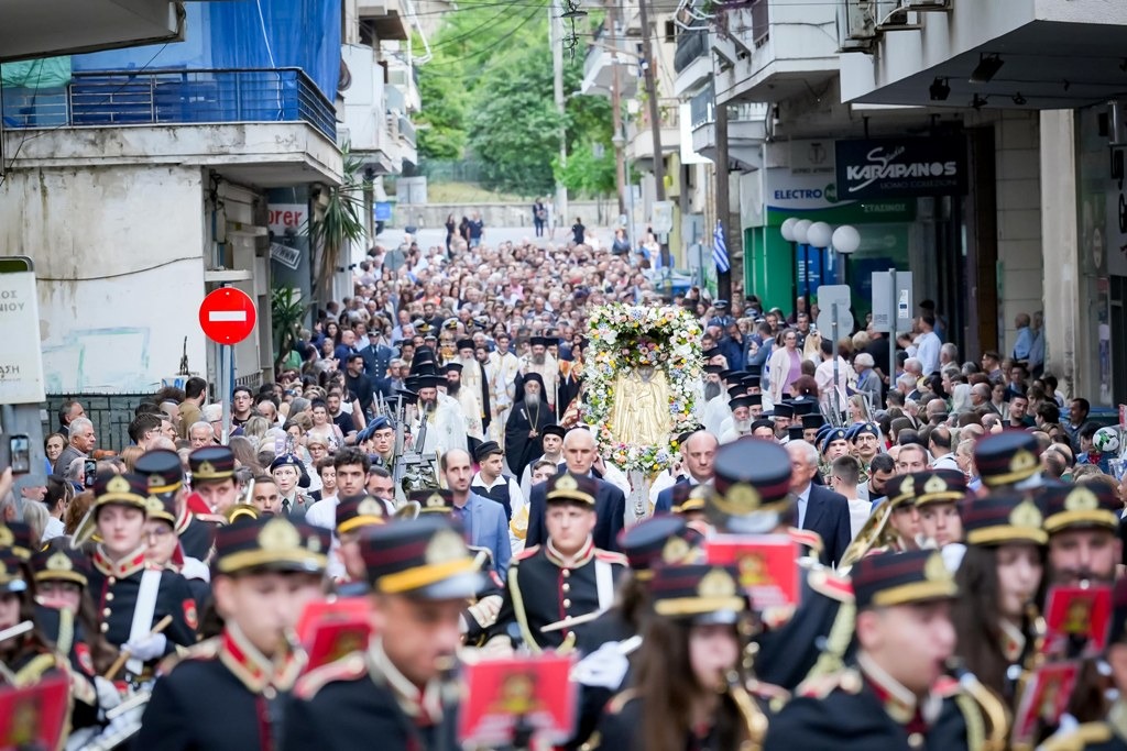 Η Λιτανεία του Αγίου Χριστοφόρου από την Μητρόπολη Αιτωλίας και Ακαρνανίας