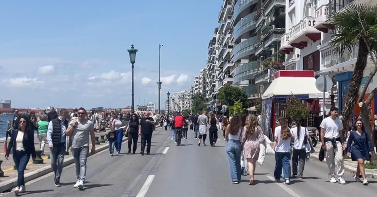 Θεσσαλονίκη: Η Λεωφόρος Νίκης έγινε πεζόδρομος
