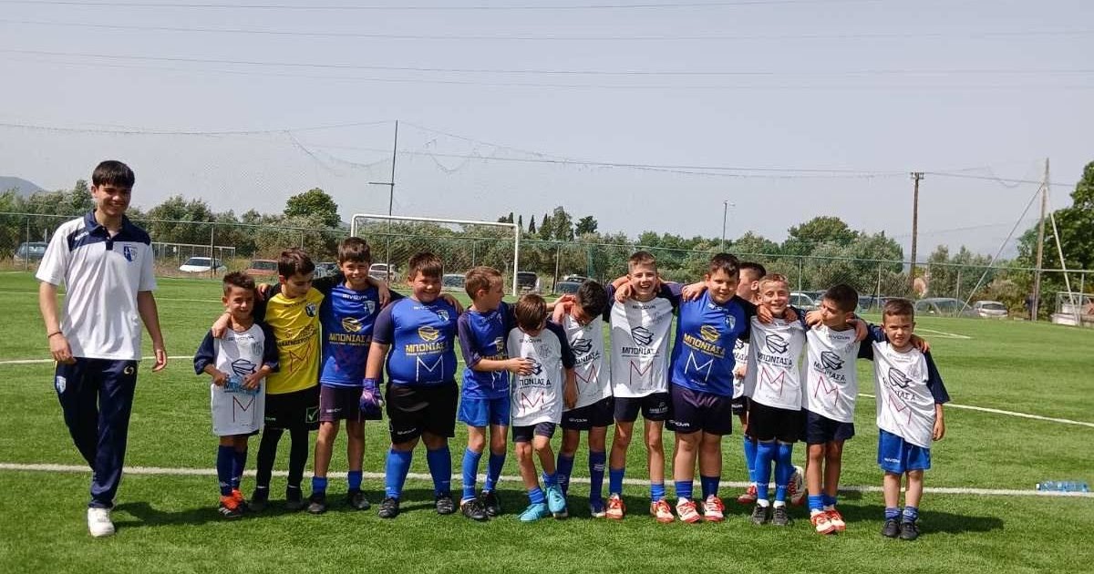 Τρένο η Κ10 της Αθλητικής Ένωσης Καινουργίου, ένα βαθμό πριν την κατάκτηση του πρωταθλήματος