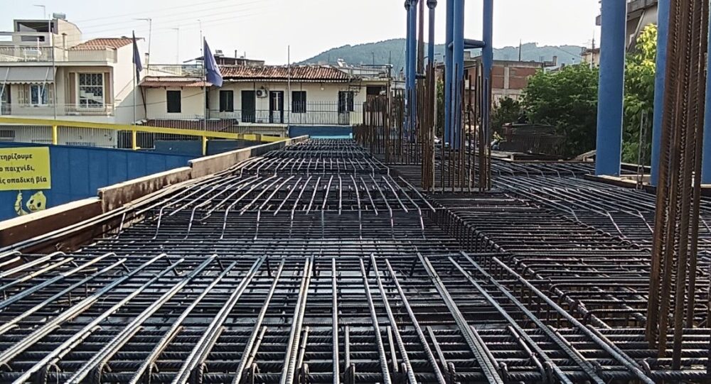 Όλα έτοιμα για σκυροδέτηση στο πρώτο τμήμα της νέας εξέδρας (φωτο)