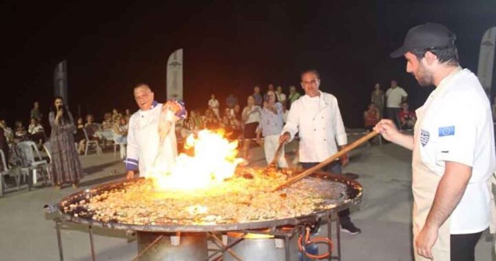 Πανελλήνιο ρεκόρ στην Αμφιλοχία με το μεγαλύτερο σαγανάκι της Ελλάδας! (video) – Karvasaras